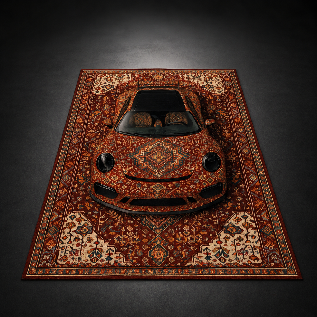 Porsche 911 3D Rug