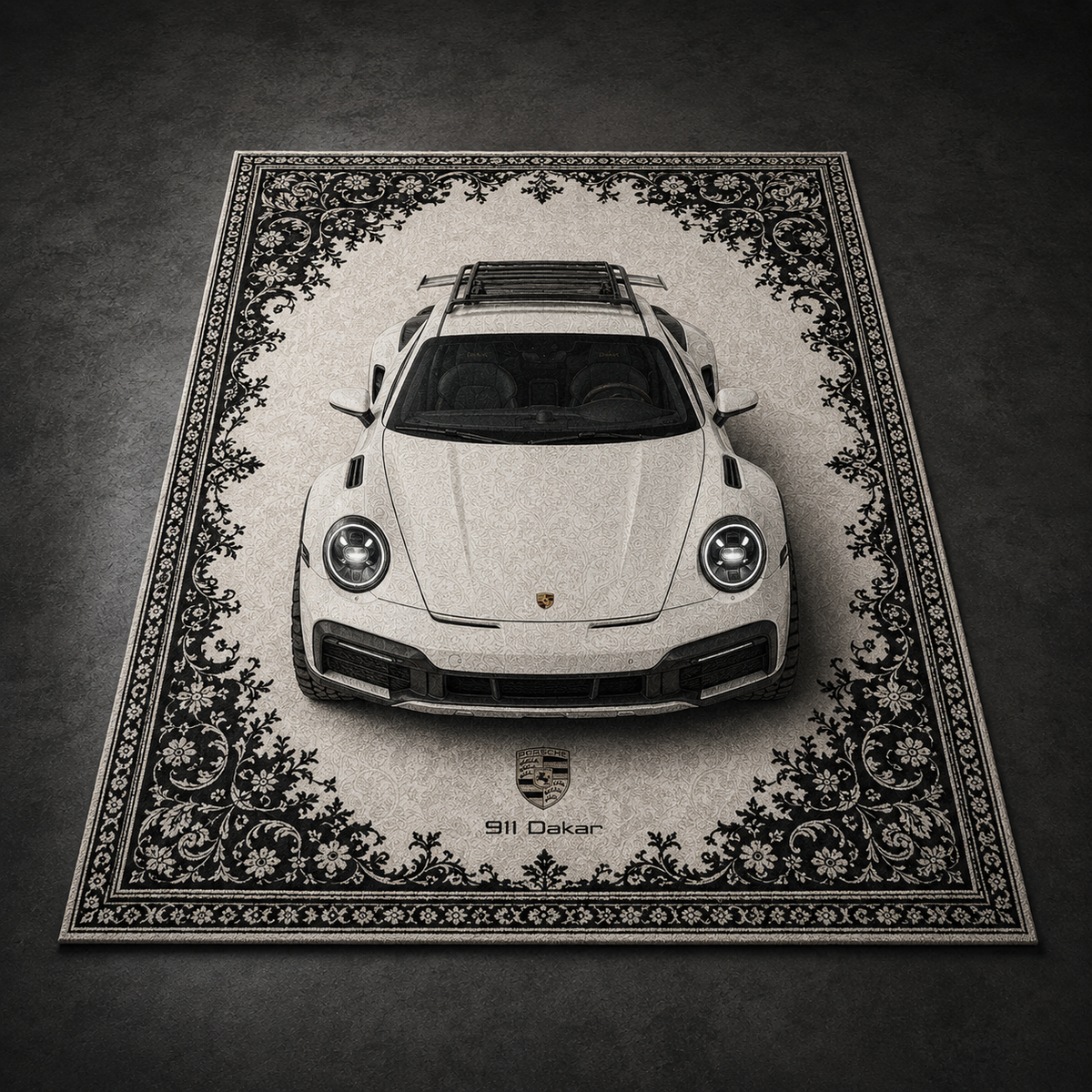 Porsche 911 Dakar 3D Rug