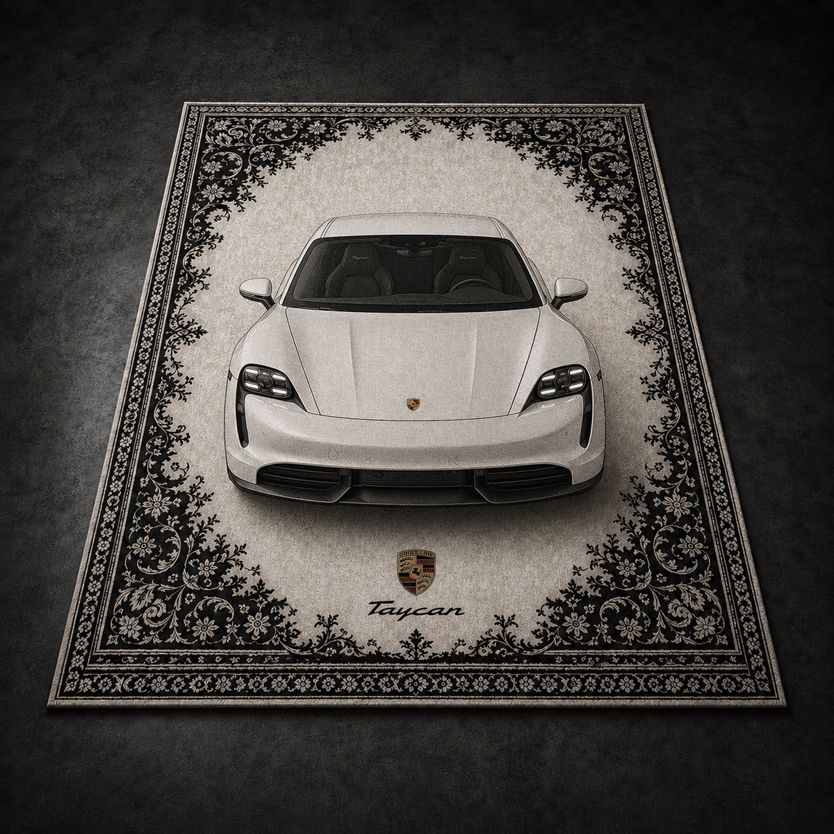 Porsche Taycan 3D Rug