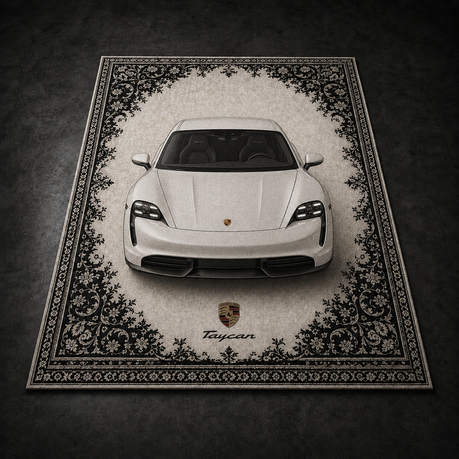 Porsche Taycan 3D Rug