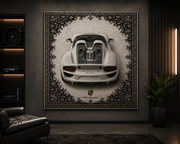 Porsche 918 Spyder 3D Rug