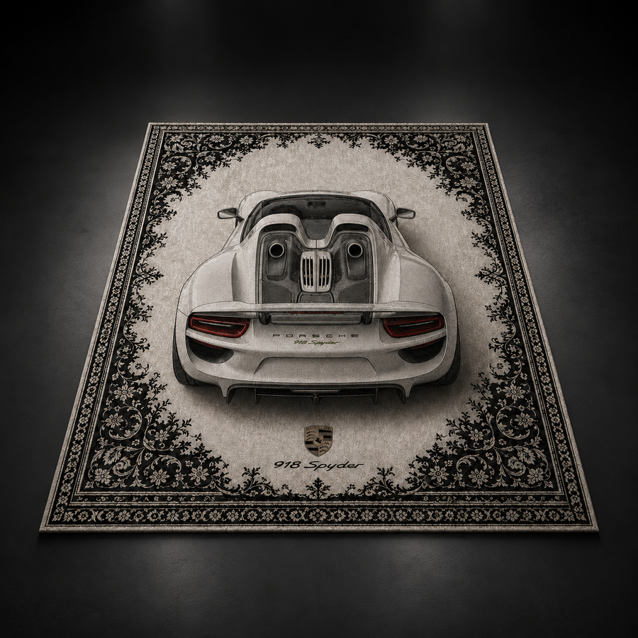 Porsche 918 Spyder 3D Rug
