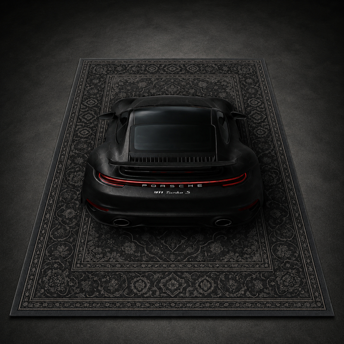 Porsche 911 Turbo 3D Rug