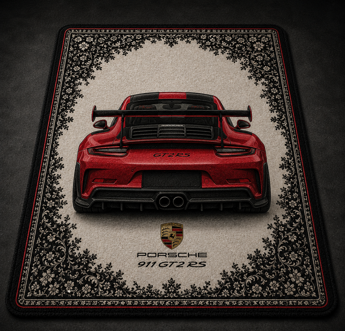Porsche 911 GT2 RS 3D Rug