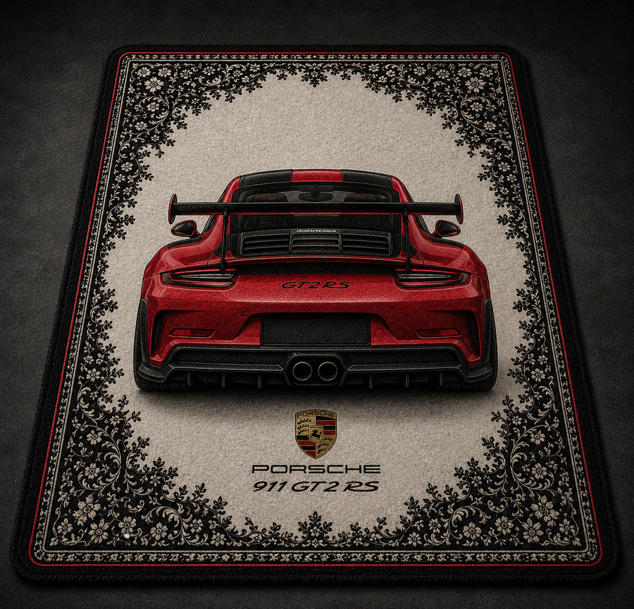 Porsche 911 GT2 RS 3D Rug