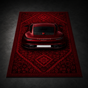 Porsche 911 Carrera 3D Rug