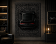 Porsche 911 Turbo 3D Rug